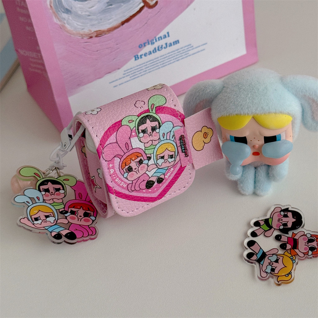 การ์ตูน Cry Baby Rabbit Girls เหมาะสําหรับ Apple หนังหูฟังป้องกันกรณี Air pods 1/2 หูฟังไร้สายบลูทูธ Airpod 3 รุ่น iPod หูฟัง Airpods Pro