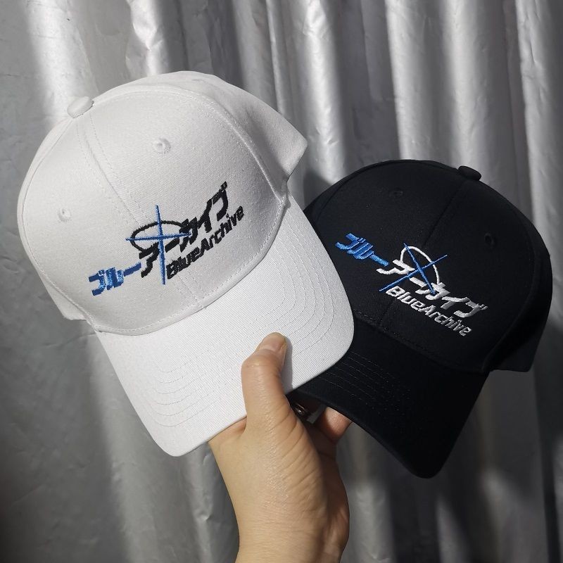 Blue Archive Embroidered Baseball Cap Game Custom Outdoor Sports Sun Hat