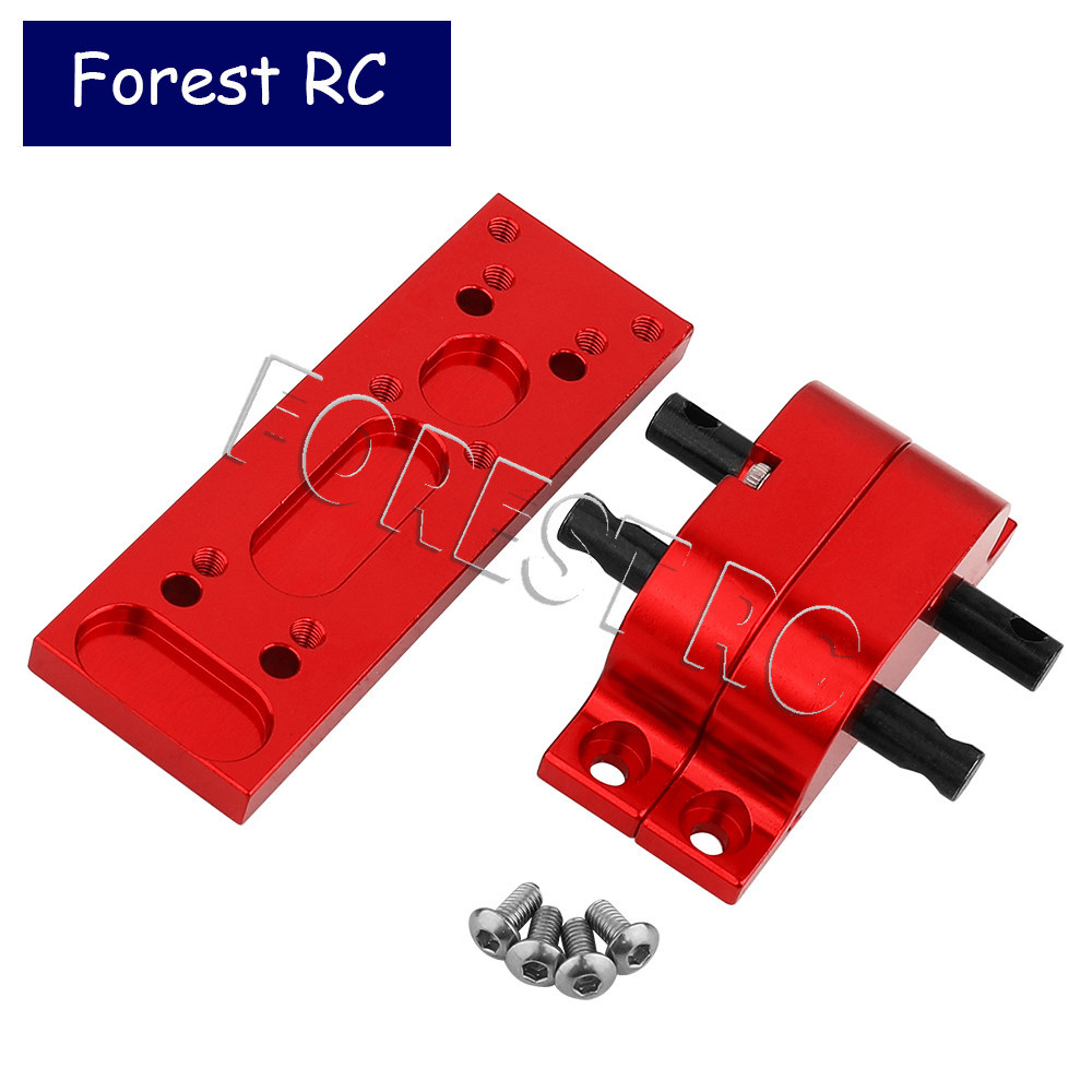โลหะโลหะผสม Transfer Case เกียร์เกียร์แผ่น Mount สําหรับ Axial SCX10 D90 1/10 RC รถ 1/14 Tamiya รถบรรทุกอะไหล่อัพเกรด