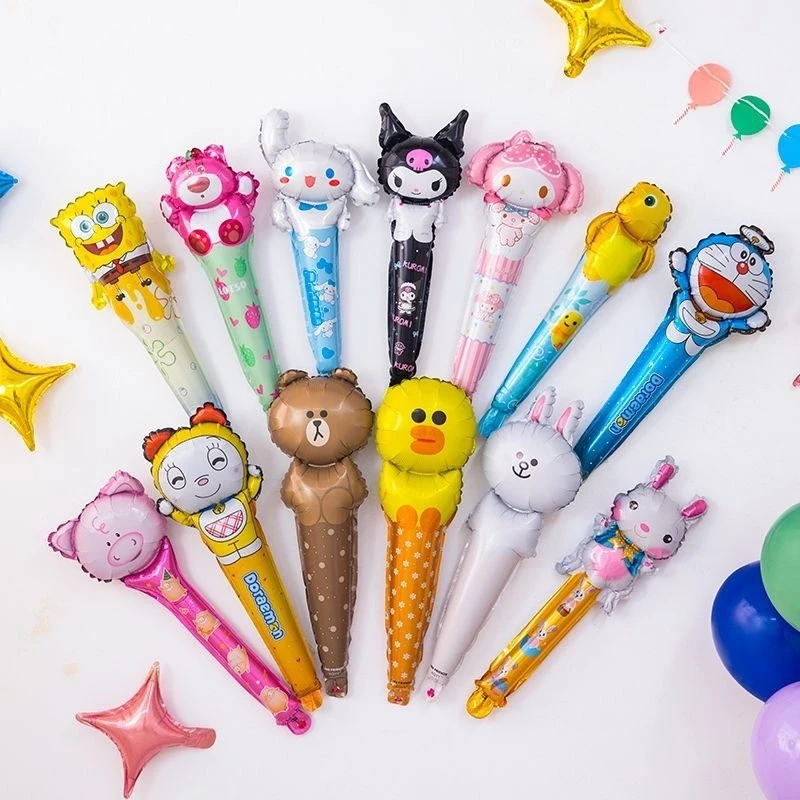 หวังเหม่ยลูกโป่งโปเกมอนลูกโป่ง Sanrio Kulomi Big Ears Super Flying Man ลูกโป่งมือถือบอลลูนบอลลูนไม้ tqy8