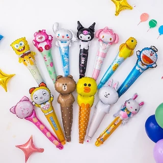 หวังเหม่ยลูกโป่งโปเกมอนลูกโป่ง Sanrio Kulomi Big Ears Super Flying Man ลูกโป่งมือถือบอลลูนบอลลูนไม้ tqy8