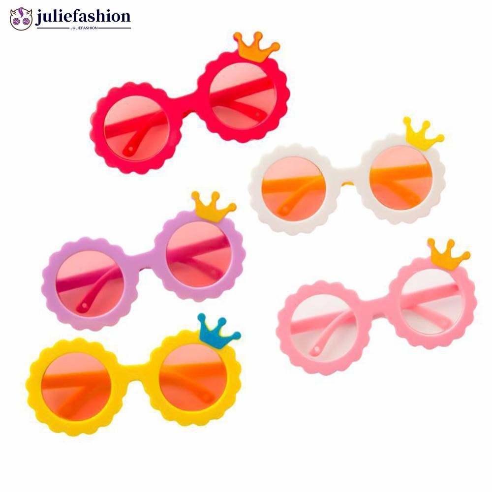 Juliefashion สําหรับ Labubu แว่นตา 8 ซม.น่ารักแว่นตาพลาสติกสําหรับ 18 นิ้วตุ๊กตา Macaron และตุ๊กตา BJD ของเล่นแว่นตาอุปกรณ์เสริม K6X8
