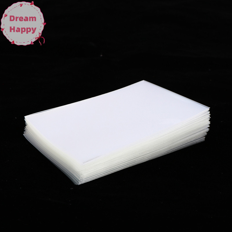 Dreamhappy 100 ชิ้นการ์ดป้องกันโปร่งใสเล่นเกมแสดงการ์ดแขน TH