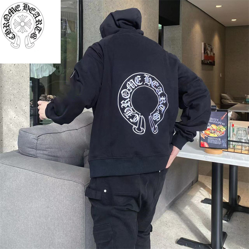 Chrome Hearts Leisure เสื้อกันหนาวมีฮู้ดคุณภาพสูงแฟชั่น Unisex Hoodies