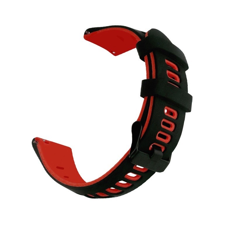 สายซิลิโคน 20 มม.22 มม.สําหรับ Garmin Venu3 Venu2 /Vivoactive 3 4 5 /vivomove3 HR/Venu 2 3 สองสี WatchBand ระบายอากาศสีนุ่มการจับคู่