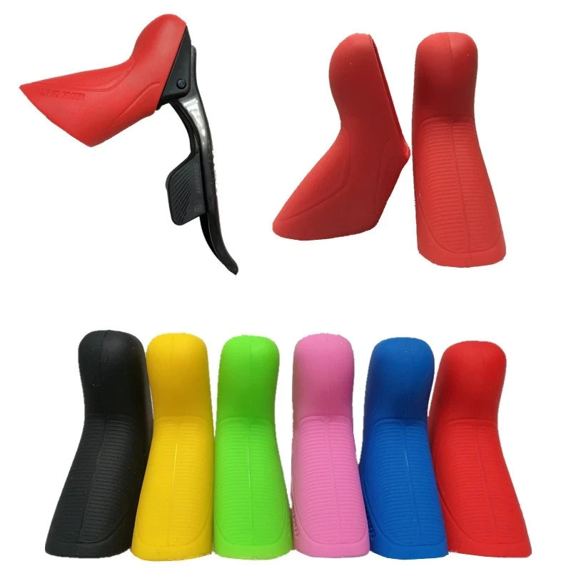 วงเล็บสำหรับ SRAM RED eTap ป้องกัน Hoods สีแดง ใช้งานได้กับ SRAM Force และระบบ AXS