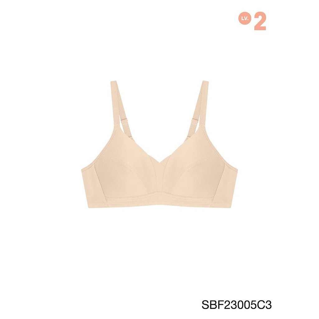 Sabina Forever Young Level 1 เสื้อชั้นใน ไร้โครง รหัส SBF23005C3 - สีเนื้อเข้ม