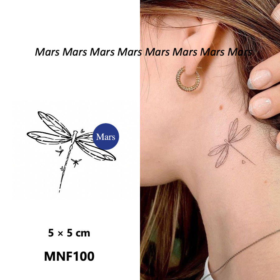 Mars Tattoo NEW Technology Magic – รอยสักชั่วคราว lasting 2 สัปดาห์, สติ๊กเกอร์รอยสัก, สักปลอม MNF100
