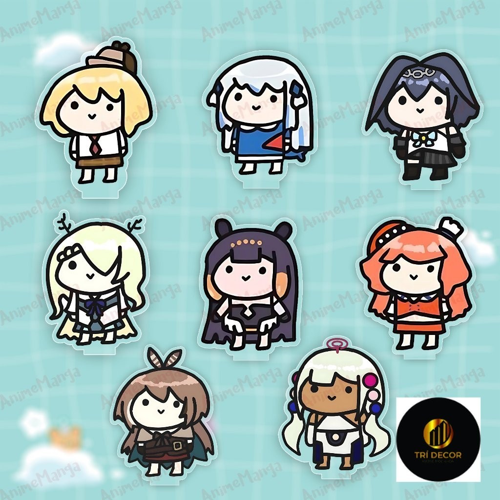 Hololive อะคริลิค Standee รุ่น Vtuber คอสเพลย์ Santa Claus เป็น CM ของขวัญ
