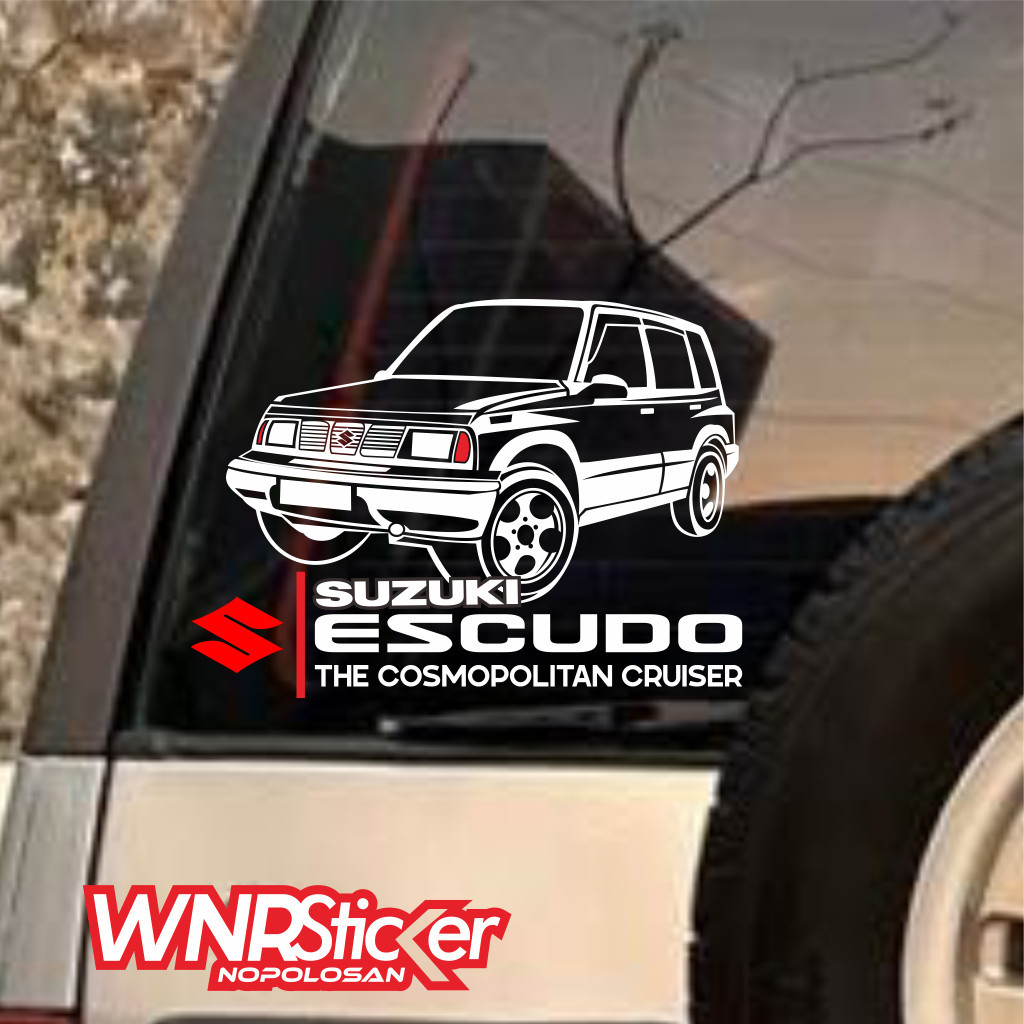 ล่าสุด Suzuki Escudo JLX สติกเกอร์รถเหมาะสําหรับรถหน้าต่าง Variations
