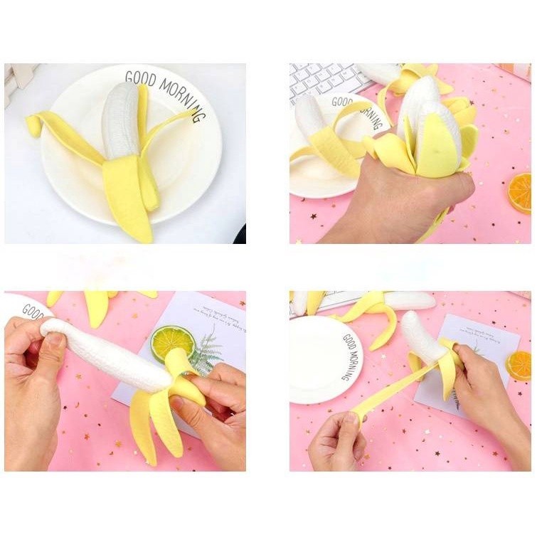 กล้วย ของเล่น กล้วยยืด ยืดได้บีบได้หดได้ สกุชชี่กล้วย กล้วยบีบตุ๊กตา กล้วยน่ารัก เล่นคลายเครียด บีบมือเสริมพัฒนาการ - รูปที่ 6