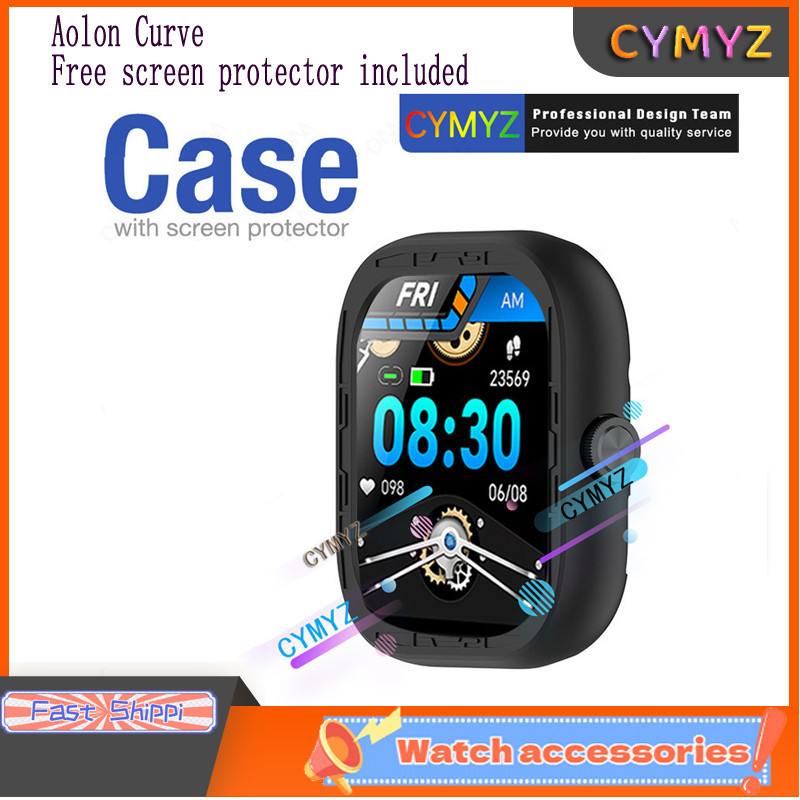 สําหรับ Aolon Curve case เคสซิลิโคนปกป้องหน้าจอฟิล์มป้องกันสําหรับ Aolon Curve ปกป้องหน้าจอ