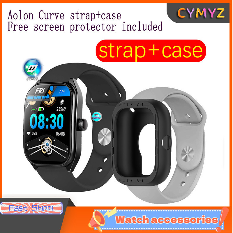 สําหรับสาย Aolon Curve สายซิลิโคนสําหรับ Aolon Curve สายนาฬิกาอัจฉริยะ สายรัดข้อมือกีฬา Aolon Curve 