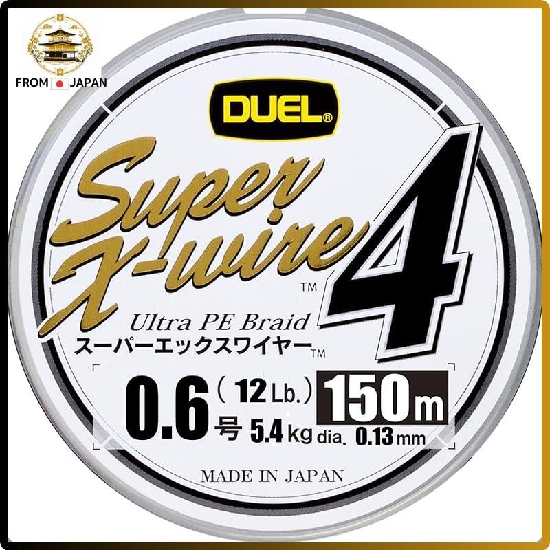 Duel Super X-wire™4 150m Silver Various #0.6 - #2.0 (12Lb - 30Lb) PE Line