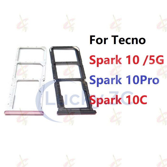 ถาดซิมสําหรับ Tecno Spark 10 Pro 5G 10C KI5k KI5m KI5q KI7 KI8