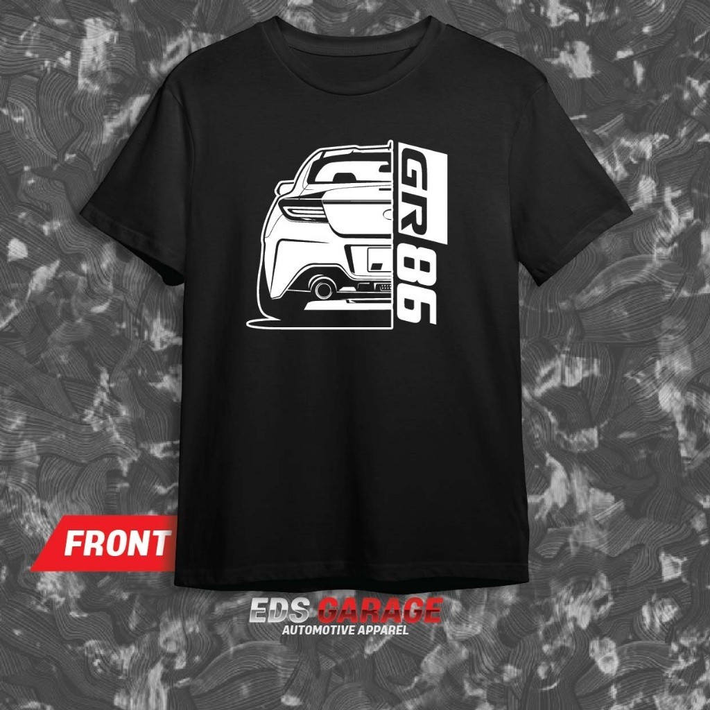 ใหม่ [EDS] [LOCAL] Toyota GR86 T SHIRT JDM DRIFT MEN INITIAL D REDSUNS