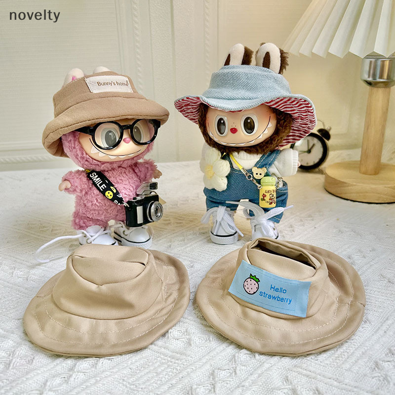 Nly 17 ซม.น่ารัก Mini Plush ตุ๊กตาหมวกชุดอุปกรณ์เสริมสําหรับ Labubu ตุ๊กตา DIY เด็กของขวัญ N