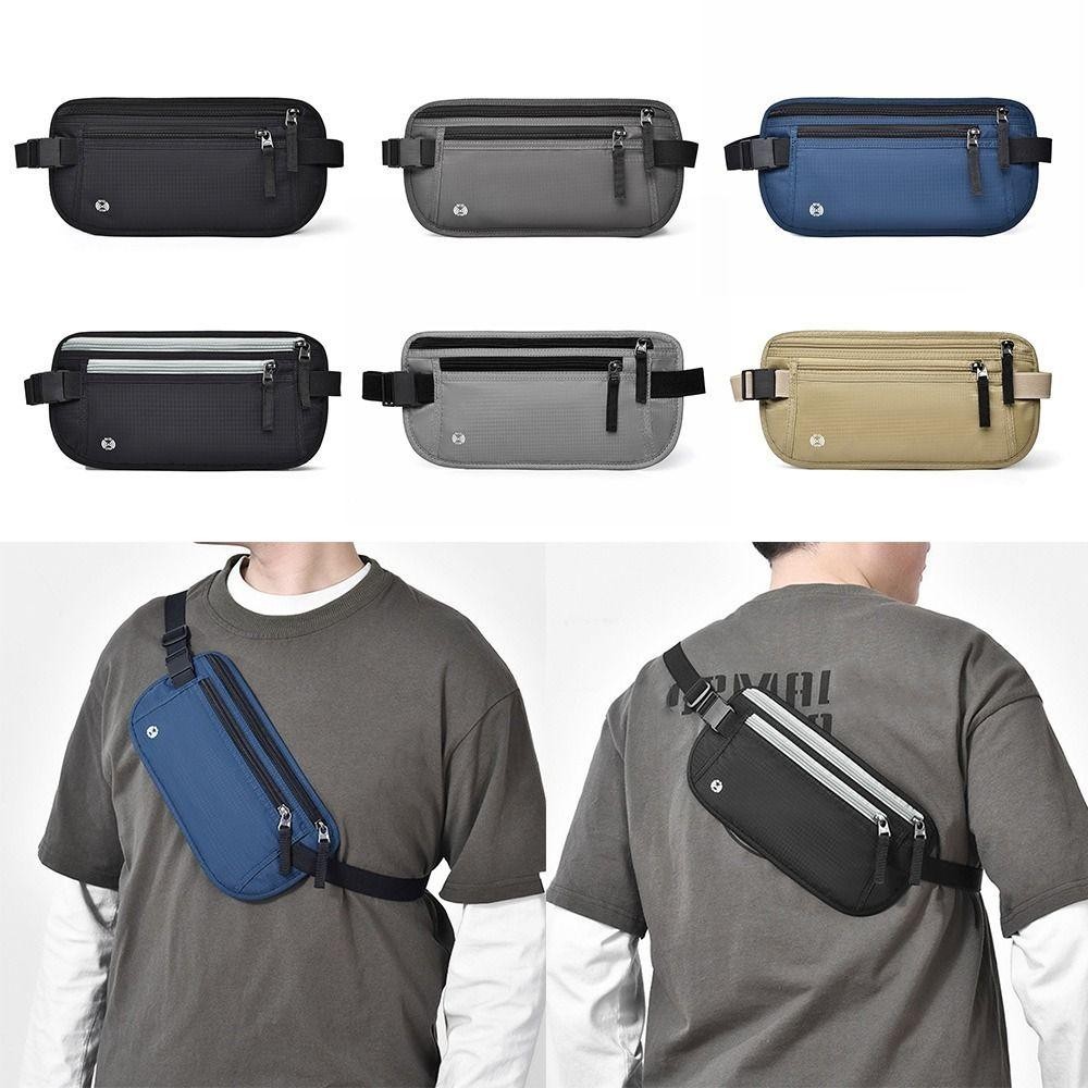 กระเป๋าใส่พาสปอร์ต, กระเป๋าคาดเอวหลากสี RFID, กระเป๋าใส่โทรศัพท์รักษาความปลอดภัย กระเป๋าใบรับรองส่วนบุคคลกันน้ํา บัสซี่ทริป