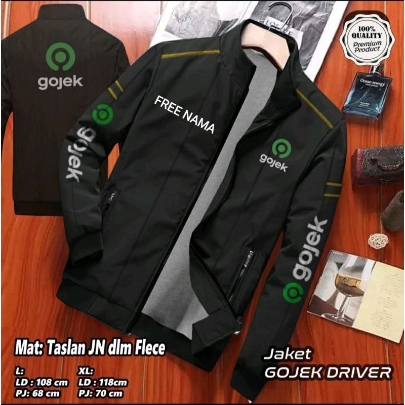 GOJEK RUBBY WINTER JACKET / เสื้อแจ็คเก็ต GOJEK ใหม่ล่าสุด FREE CHEST NAME
