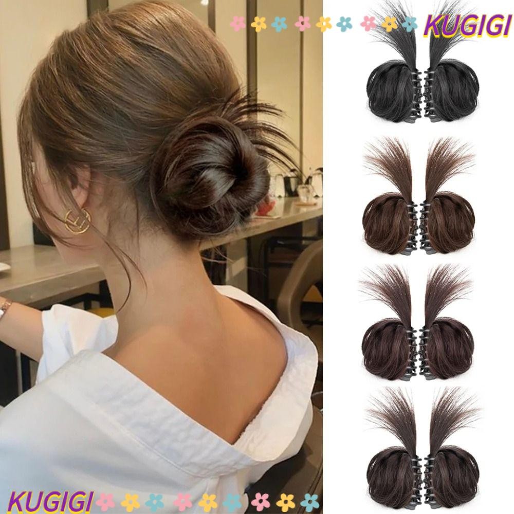 Kugigi มวยผมน้อย, มวยผมคู่ยุ่งสังเคราะห์, ห่อเย็นหวานรอบต่ํา Claw Hairtail Extension Meatball วิกผมสาว
