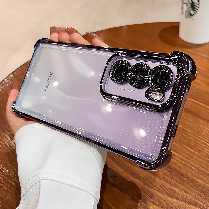 Four-มุมAnti-FallProtectiveสําหรับOPPO A1 A1K A2 A3 A3S A5 A9 A9X A11X A15 A16 A17 A32 A35 A36 A38 4