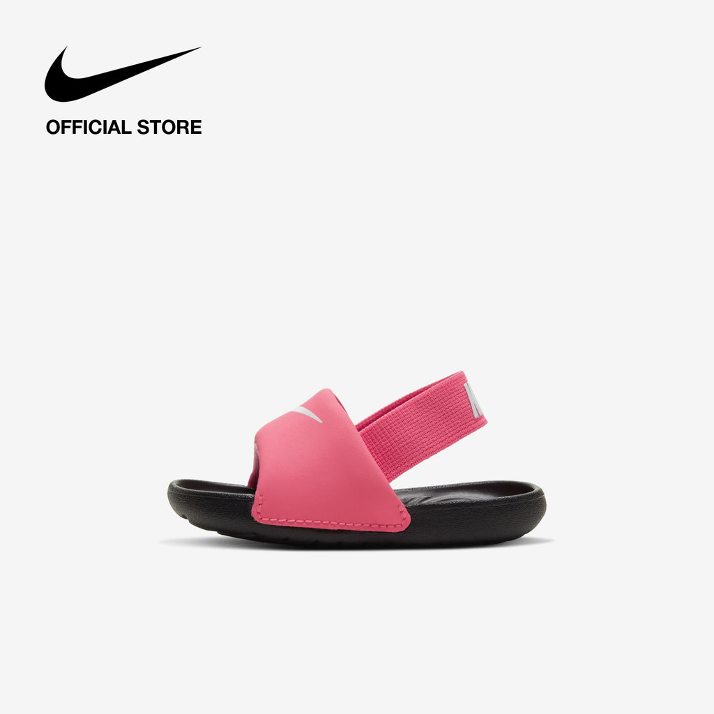 Nike Kids' Kawa Slides - Digital Pink ไนกี้ รองเท้าแตะเด็กแบบสวม Kawa - สีดิจิตอลพิ้งค์