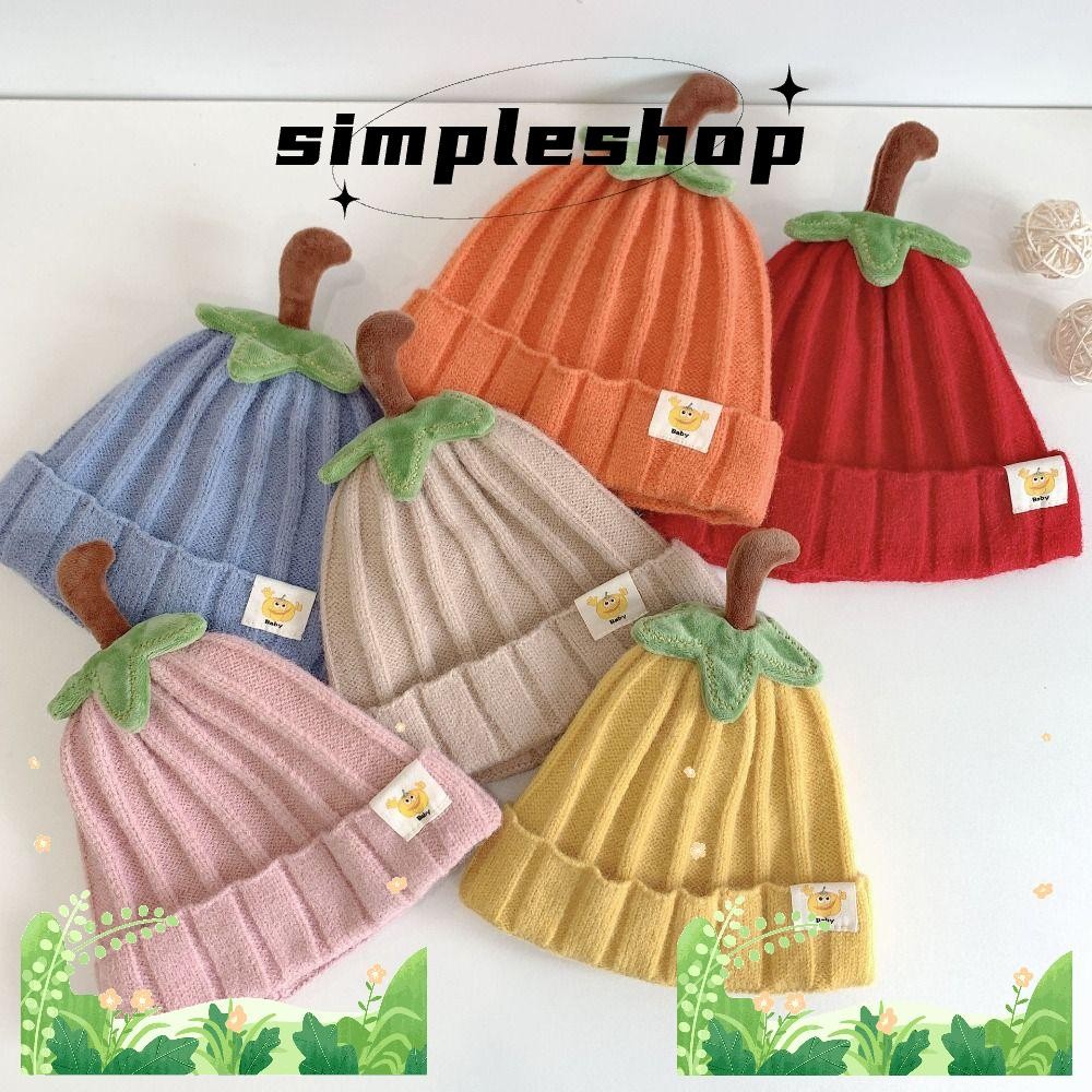 ซิมเพิล เด็กหมวกฟักทอง,ฮาโลวีนทารกแรกเกิดถักหมวกหมวก,นุ่มฤดูหนาวฤดูใบไม้ร่วงวันขอบคุณพระเจ้าเด็กทารกเด็กเด็กวัยหัดเดินหมวกชายหญิง