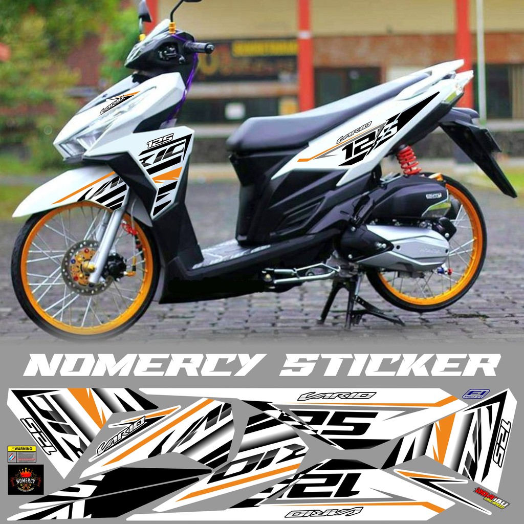 Numbercy Sticker Striping Vario Led Old Motif Led ดีไซน์ใหม่