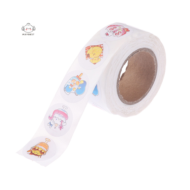 {maybest} 500 ชิ้น/ม้วนการ์ตูน Sanrio สติกเกอร์ Kawaii Hello Kitty Kuromi Melody Diy Pvc แล็ปท็อป Decals ตกแต่ง Stiker รางวัลเด็กของขวัญของเล่น {TH}
