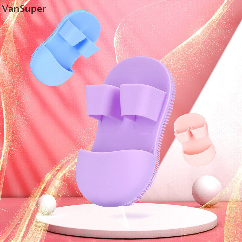 Vansuper ซิลิโคนแปรงทําความสะอาดผิวหน้าเครื่องนวดหน้า Skin Care Scrub Cleanser เครื่องมือ Mini เครื่องมือความงามนุ่มทําความสะอาดลึก Exfoliator HOT