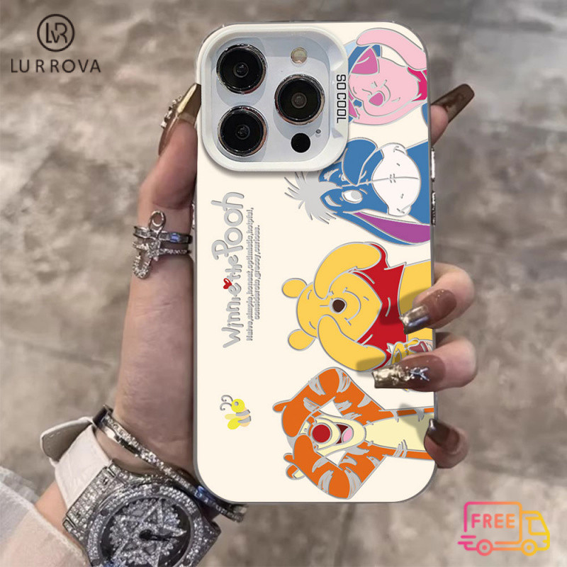 กรณีสําหรับOPPO A6PRO A5 PRO A18 A79 A17 A38 A57 A60 A77S A58 A78 A98 A54 A76 A96 A16 A15 A9 2020 A5 2020 A7 A5 2020 A5 2020 A5S A5S A9 A9 A9 A5S A9 A9 A5S A9 A9 A5S A12K หมีพูห์กรณีTPUเคสโทรศัพท์
