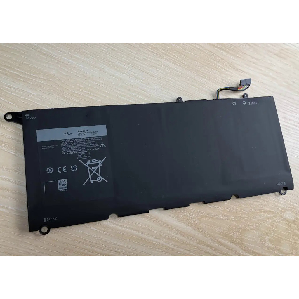 90V7W  56WH 090V7W แบตเตอรี่แล็ปท็อป For Dell XPS 13 9343 XPS13 9350 13D-9343 P54G 0N7T6 5K9CP RWT1R