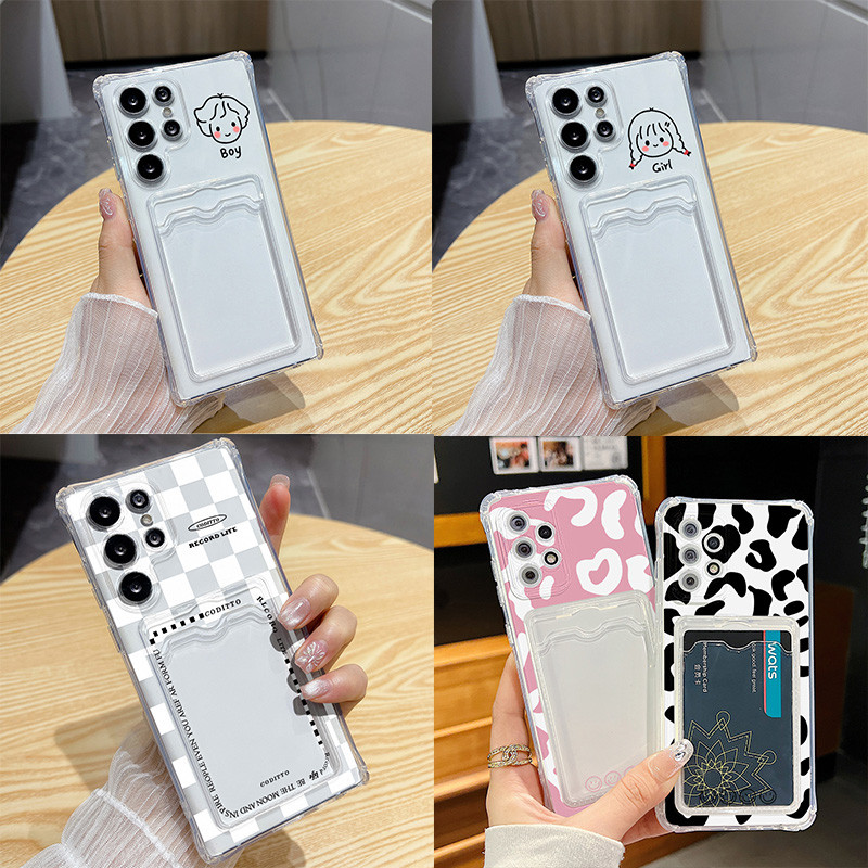 Card Holder เคส for เคส Samsung A06 A16 A55 A54 A50S A15 A05 A12 A22 A34 A52S A14 A35 A73 A03 A04S A23