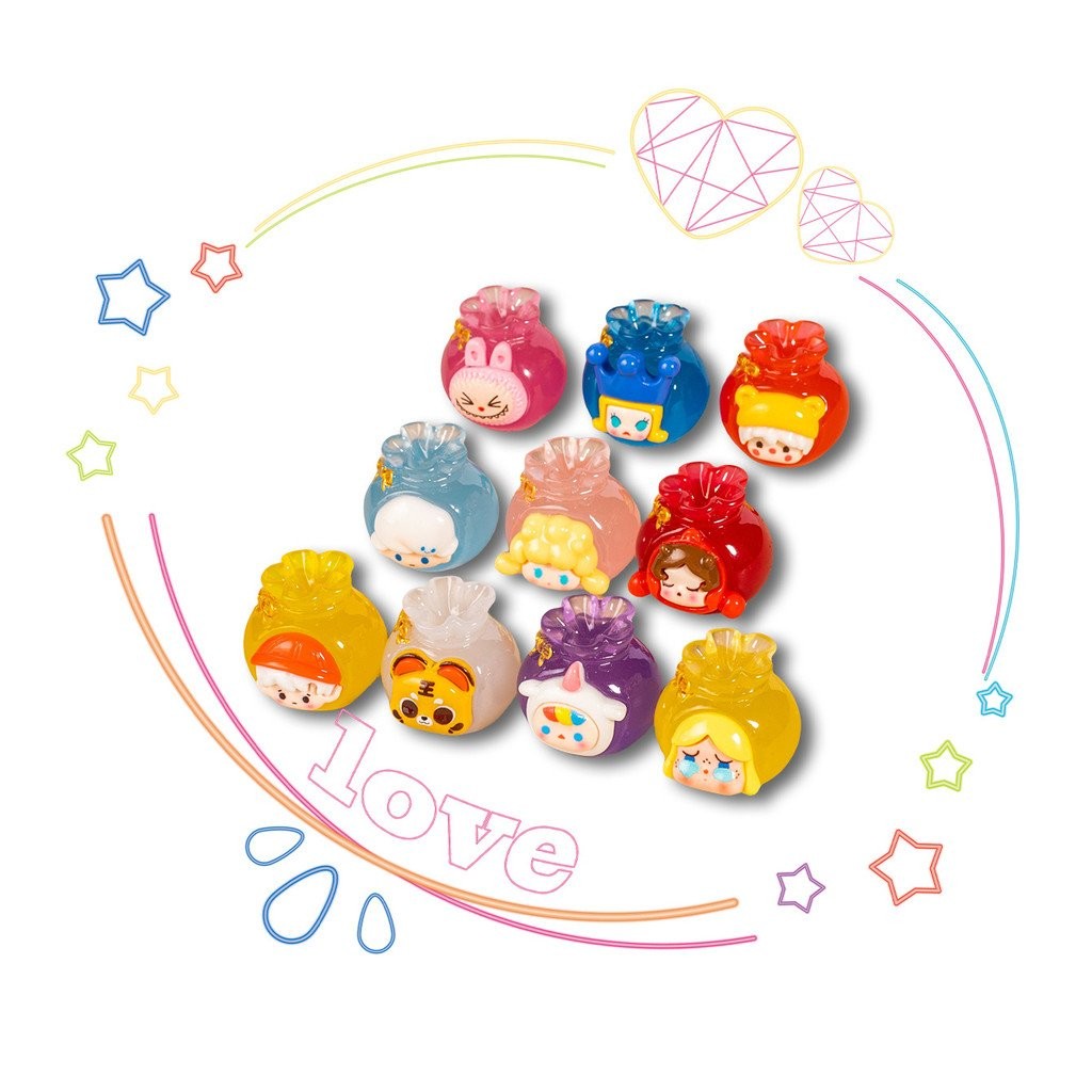 ตุ๊กตาสุ่มเรซินเรืองแสงตุ๊กตาตุ๊กตาเรซิน DIY เรซิน3D DIY เรืองแสง - รูปที่ 4