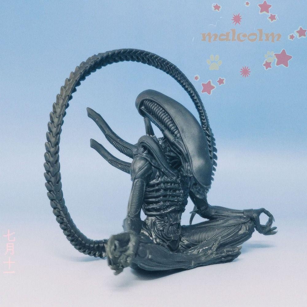 Malcolm Xenomorph รูป,การพิมพ์ 3D Cross-leged Xenomorph รุ่น,แนวโน้มการทําสมาธิจําลองคนต่างด้าว Romu