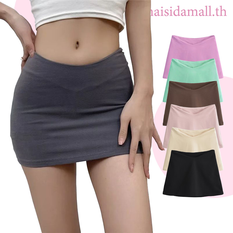 【ส่งไวจากไทย】MSD กระโปรงเอวสูง เวอร์ชั่นเกาหลี สีดำ การทำตัวให้ผอม สวมใส่สบาย สีต่างๆ