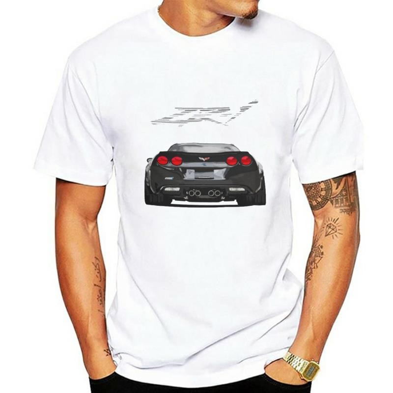 เสื้อยืดแขนสั้นผู้ใหญ่ Corvette ZR 1