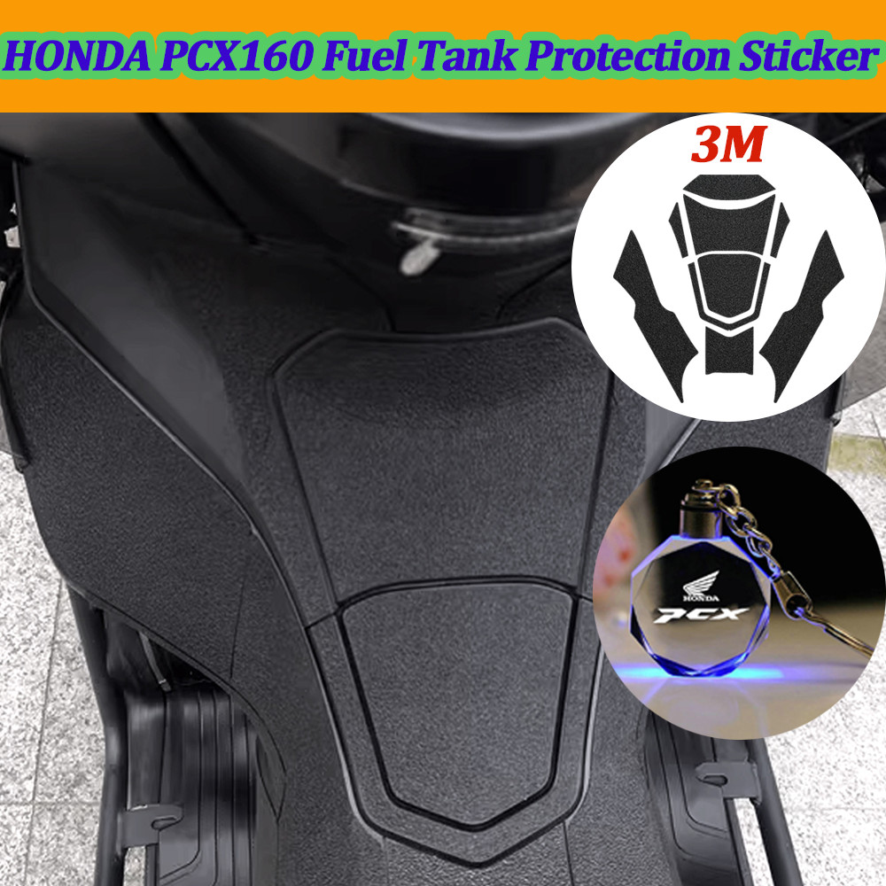 Honda PCX160 รถจักรยานยนต์การใช้ถังสติกเกอร์ 3M Frosted หุ้มเกราะการใช้ถัง Mags scratch-proof Anti-scratch กันน้ําป้องกันตกแต่ง Decal อุปกรณ์เสริม