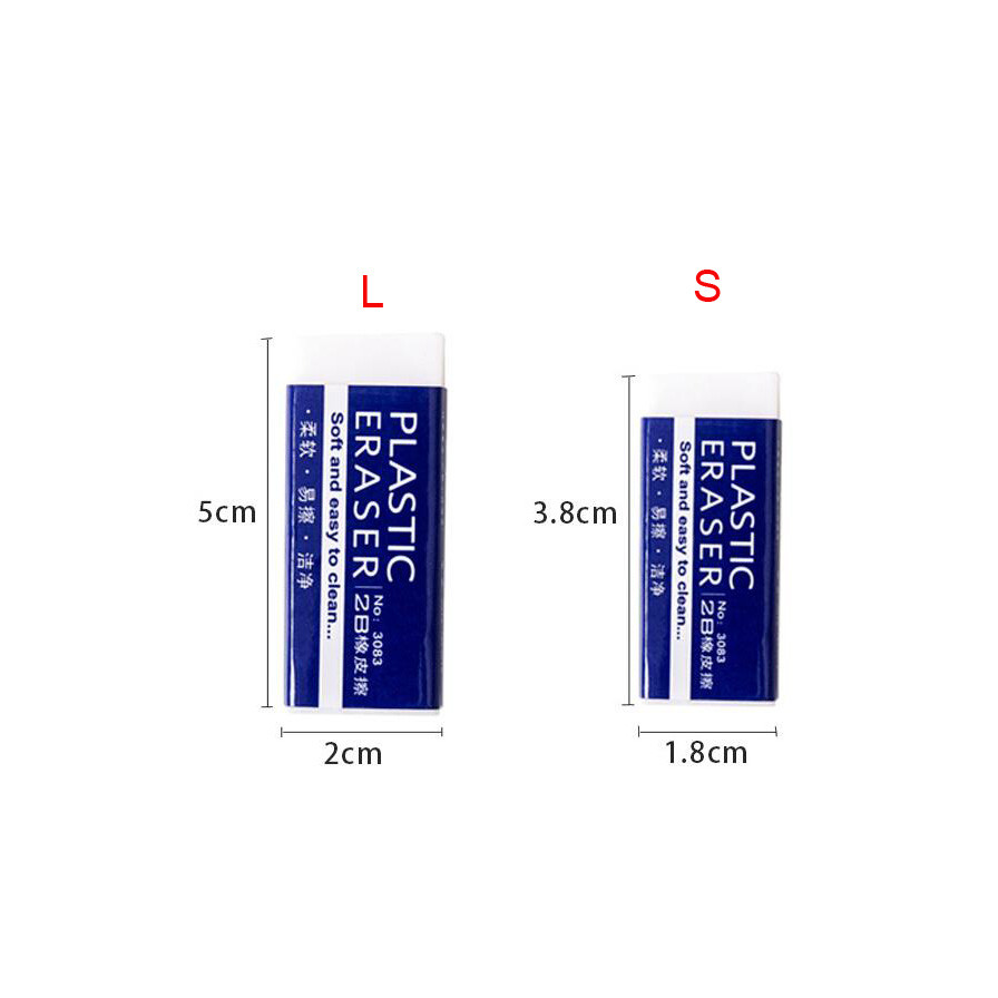 10ชิ้นนุ่ม2ขสีขาวพีวีซีพลาสติกยางลบดินสอยางลบนักเรียนวาดเครื่องมือร่างภาพวาดวิจิตรศิลปะยางลบ ราคา ถูกที่สุด ดีลบีเคเค แกลเลอรีภาพที่ 3