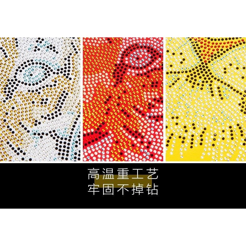 เสื้อยืดแขนสั้นผ้าฝ้ายขนาดบวก Rhinestone Tiger สําหรับผู้ชายฤดูร้อนแขนสั้นเสื้อลําลองบาง - รูปที่ 5