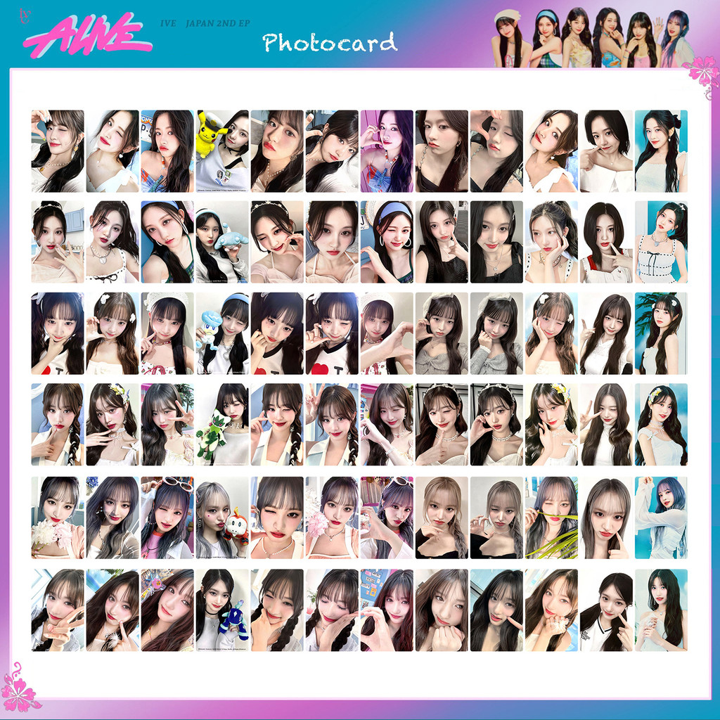 6-18 ชิ้น IVE ALIVE การ์ด Lomo ญี่ปุ่นอัลบั้ม SCOUT SWITCH FANCLUB Photocard WANYOug SWITCH REI LIZJIN LEESEO GAEUL YU รูปแบบภาพ Transformation โปสการ์ดพร้อมสต็อก SX