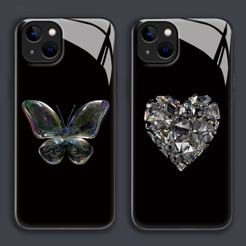 OPPO A15 A16 A57 A31 A3S A54 A92 A5S A95 A93 A77S A83 A94 A1K A15S A16K A53 A74 A76 A96 A54 A12 2020 4G 5G เคส Glass