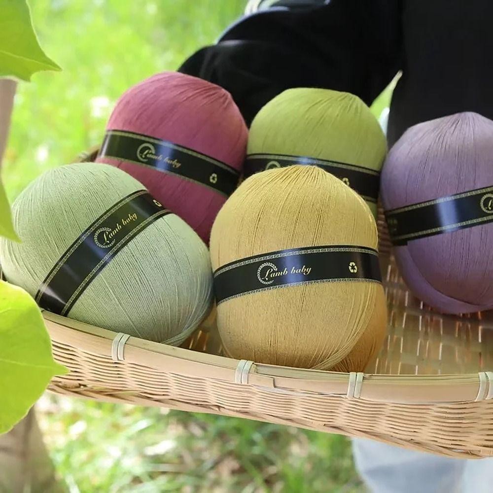 Pushan ถักมือ,ผ้าไหมแท้บางลูกไม้ผ้าไหมเส้นด้ายฝ้าย,ที่มีสีสันอุปกรณ์ถักด้ายสําหรับถักโครเชต์ถักเสื้อกันหนาวผ้าคลุมไหล่ - รูปที่ 3