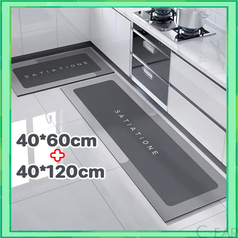 【40*60cm+40*120cm】ชุดพรมเช็ดเท้า 1แถม1 ผ้าเช็ดเท้าซึมซับน้ำอย่างดี ลายการ์ตูนน่ารัก ซื้อ1ได้ถึง2ชิ้น