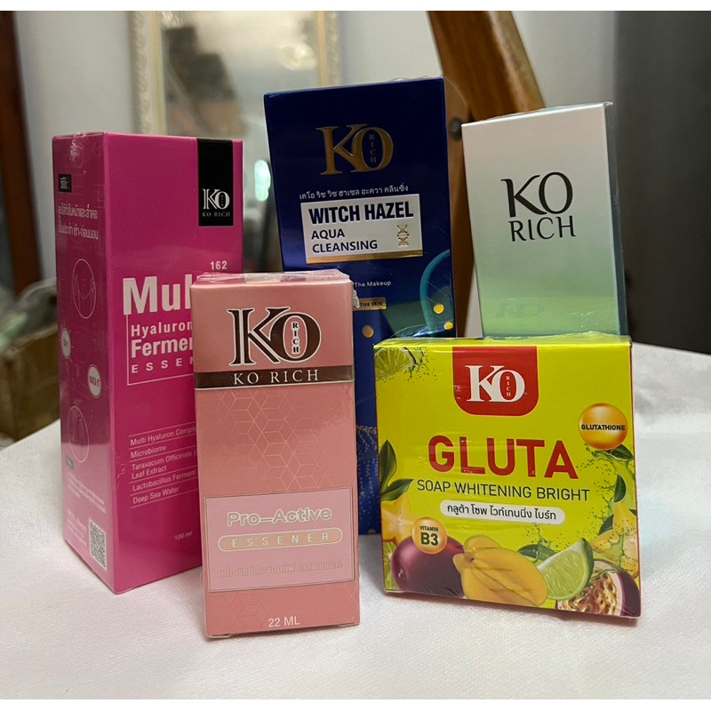 สกินแคร์ KO Richสบู่ เซรั่ม คลีนซิ่ง