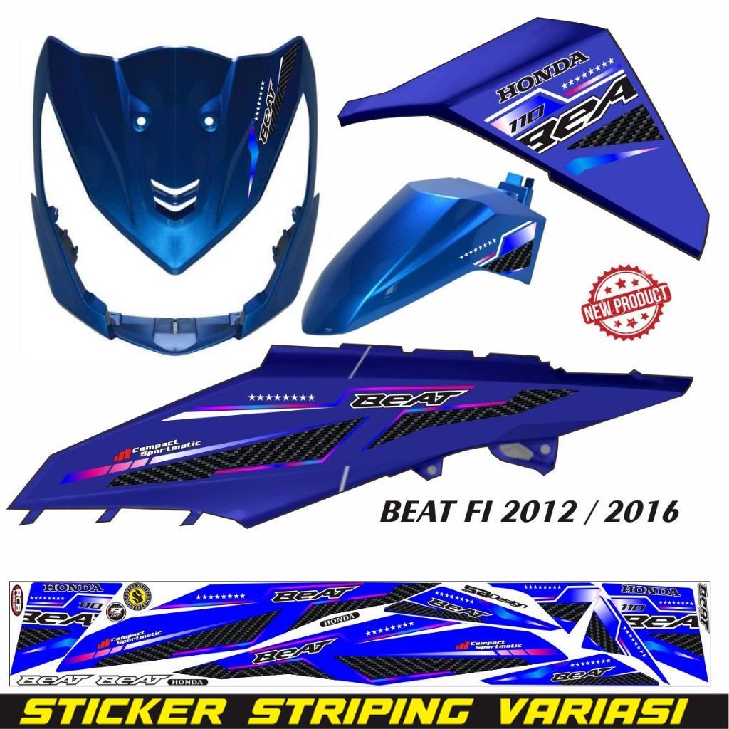 สติ๊กเกอร์ BEAT FI / BEAT PGM FI STRIPING POLET