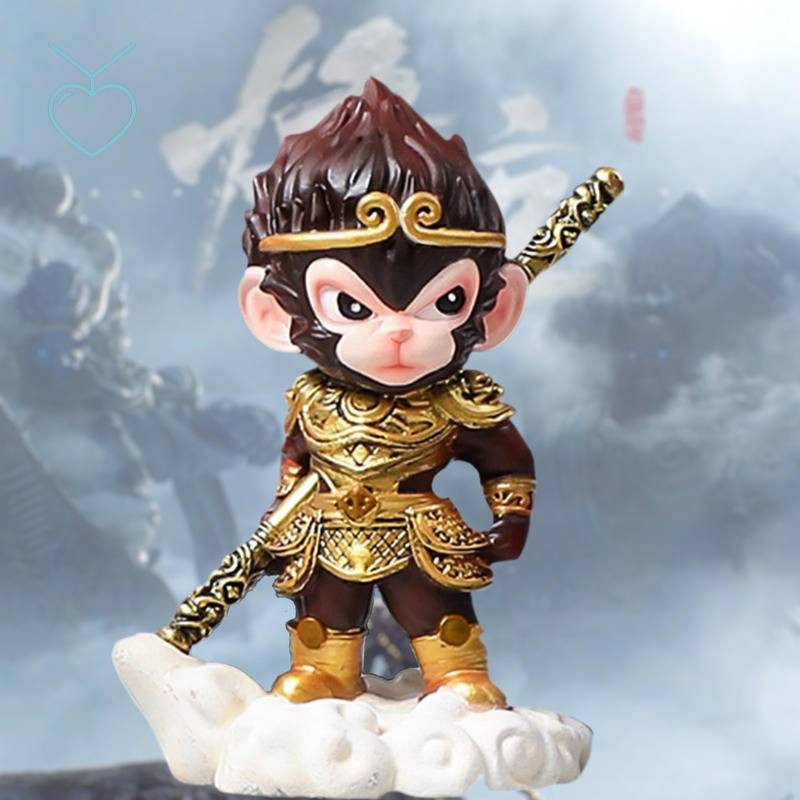 Black Myth: WuKong - กล่องตาบอด, "Black Myth: WuKong" - โมเดลเรซิ่น, Legend of Wukong - ฟิกเกอร์, Monkey King - ตกแต่งเค้ก, ของขวัญห่วงทอง