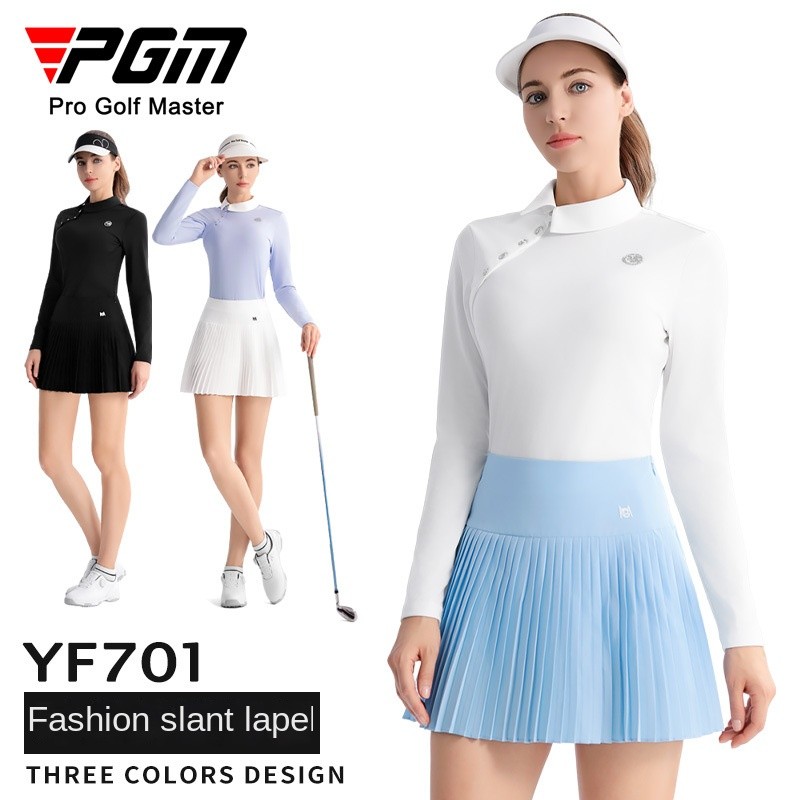 Pgm Golf กระโปรงผู้หญิงกระโปรงจีบกระโปรงบางฤดูร้อน YF701