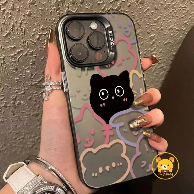 ULTRA PRO ตลกแมวดําเคสโทรศัพท์สําหรับVivo Y03 Y28s Y02 Y02T Y02A Y01 Y9s Y95 Y91 Y93 Y91C Y7S S1 T3X