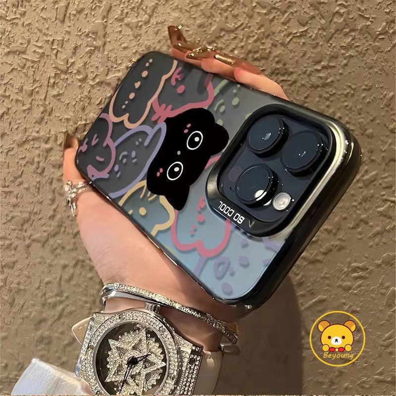 ตลกแมวดําเคสโทรศัพท์สําหรับOPPO Reno 13F 13 Pro 8T 8Z 7Z 7 5 Lite 5F 5K A97 A96 A93 A80 A74 A56 A55 A55S A53S A37 A1 Proปลอกการ์ตูนเคลือบกันกระแทกน่ารัก